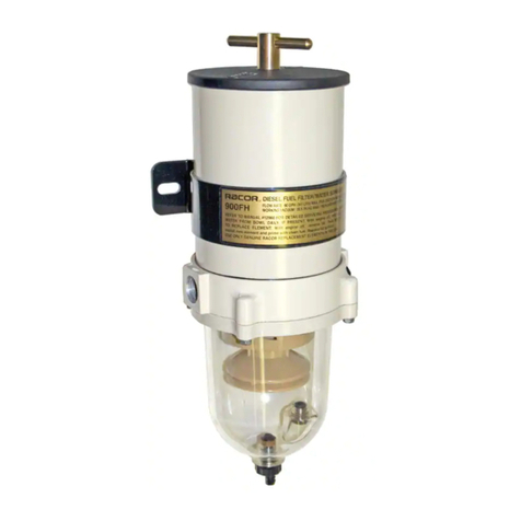 Parker Racor Turbine Series User manual
