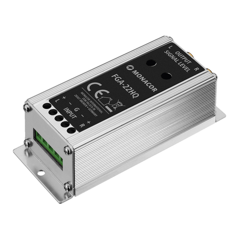 Monacor Carpower FGA-22HQ quick guide