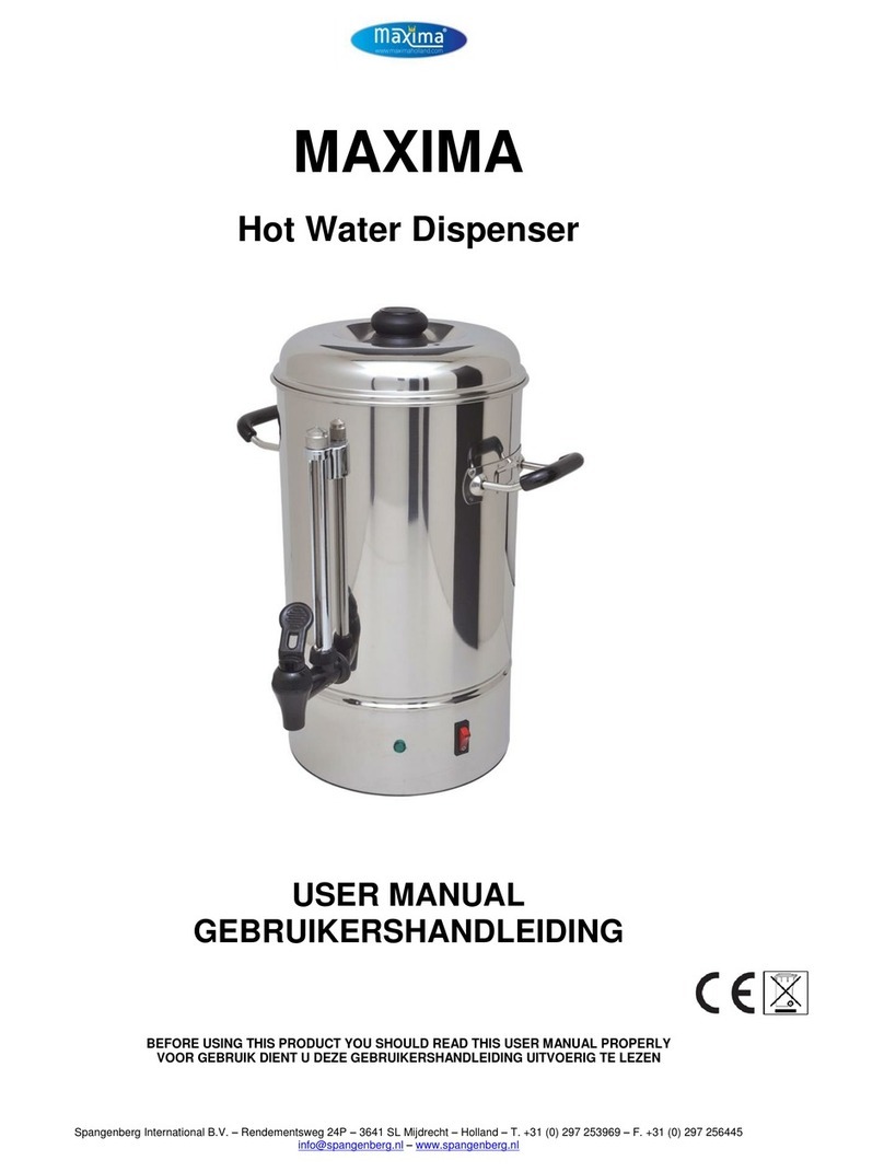 Maxima Hot Water 10 user manual