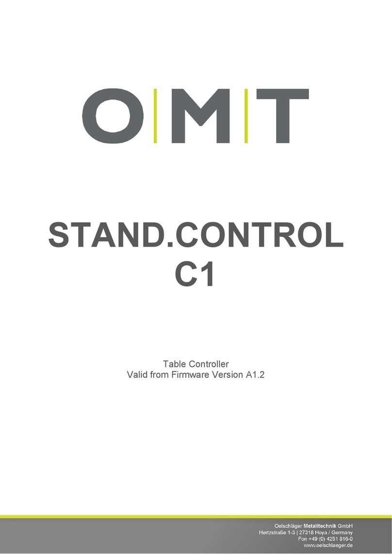 OMT STAND.CONTROL C1 Operation manual