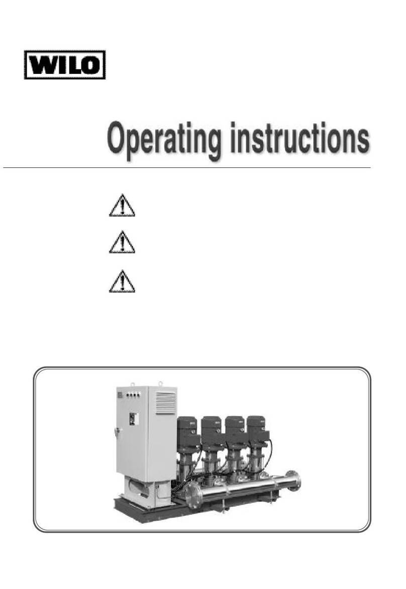 Wilo BF Series operating instructions