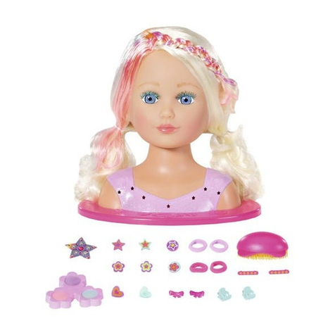Zapf Creation BABY born Sister Styling Creative Head User manual