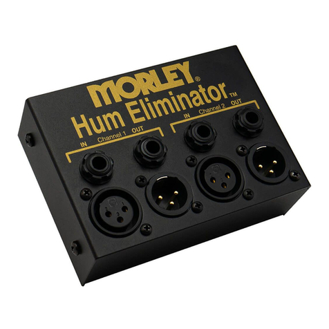 MORLEY Hum Eliminator User instructions