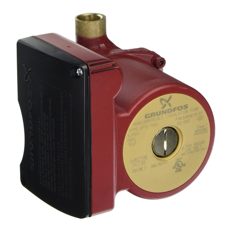 Grundfos UP 15 series User manual