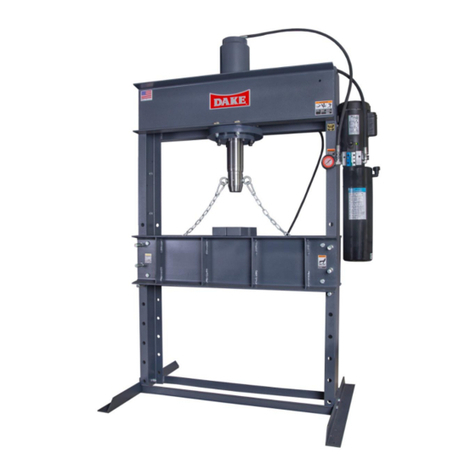 Dake Force 50DA Operating and maintenance manual