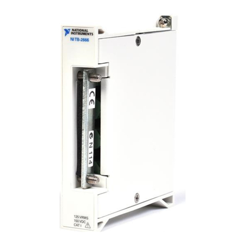 National Instruments TB-2666 User manual National Instruments TB-2666 User manual