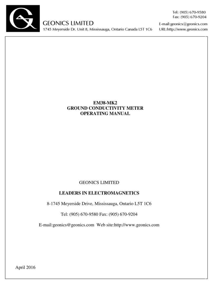 Geonics Limited EM38-MK2 operating manual