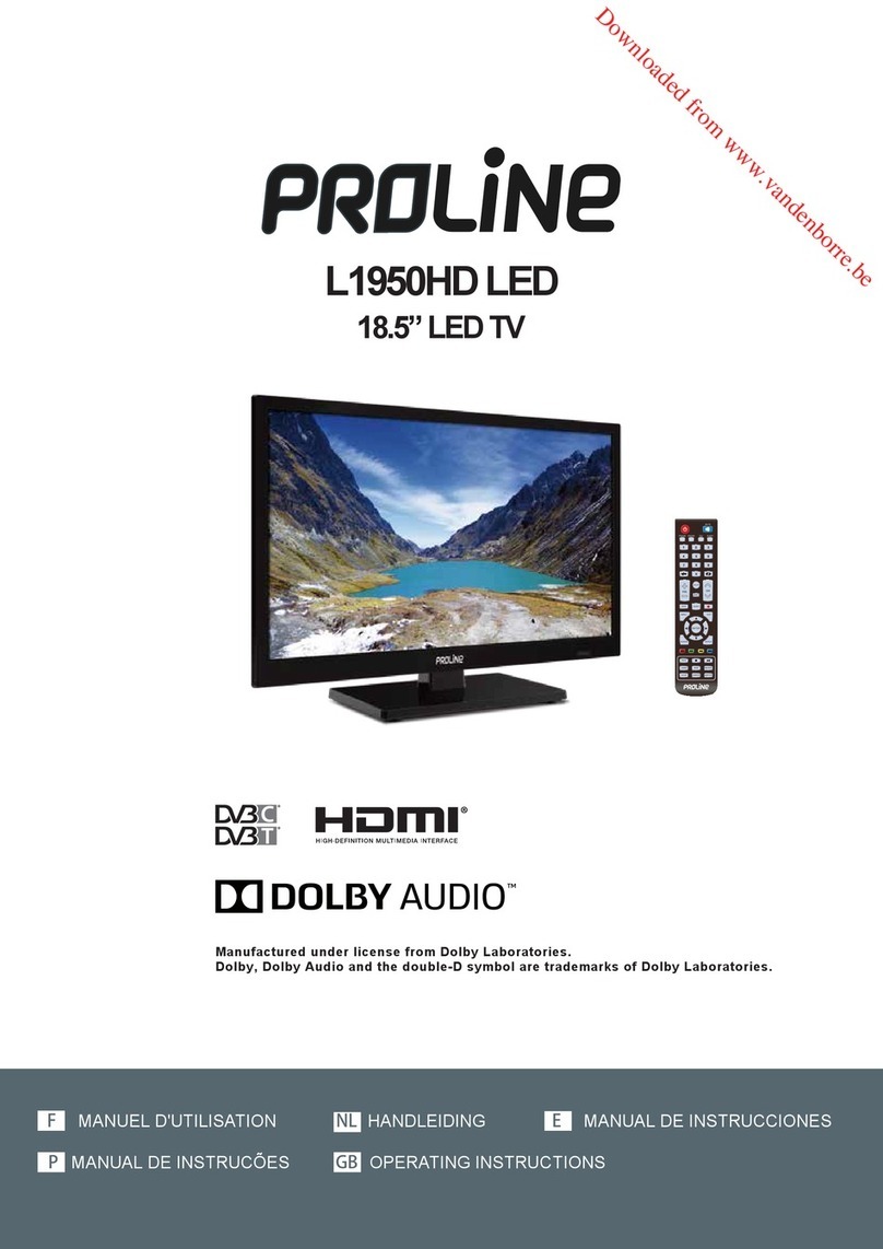 Proline L1950HD LED User manual Proline L1950HD LED User manual