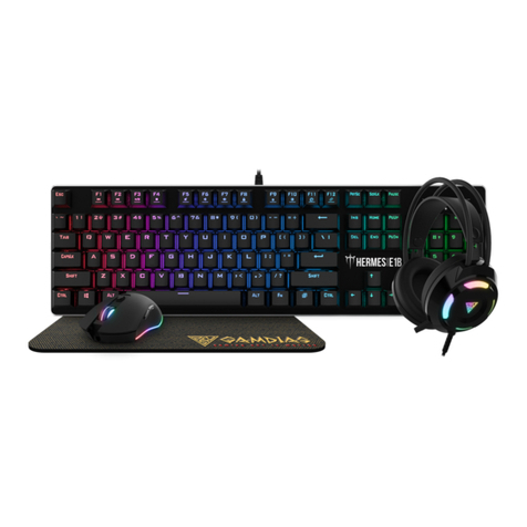 GAMDIAS HERMES E1B Quick installation guide