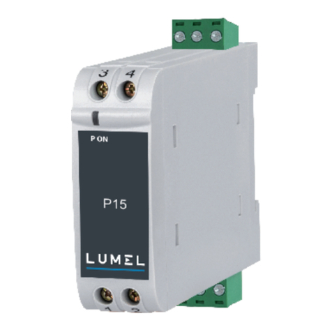 Lumel P15 user manual