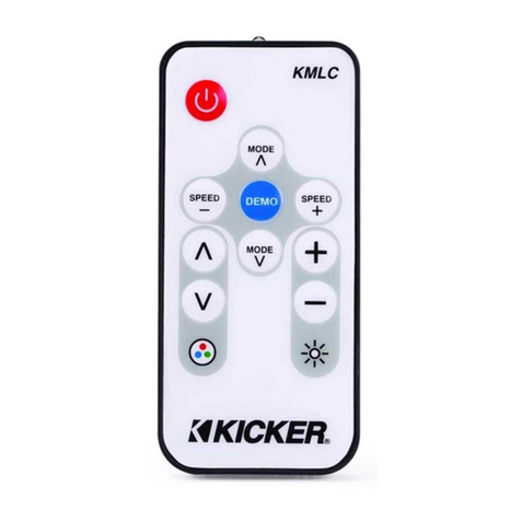 Kicker KMLC User manual