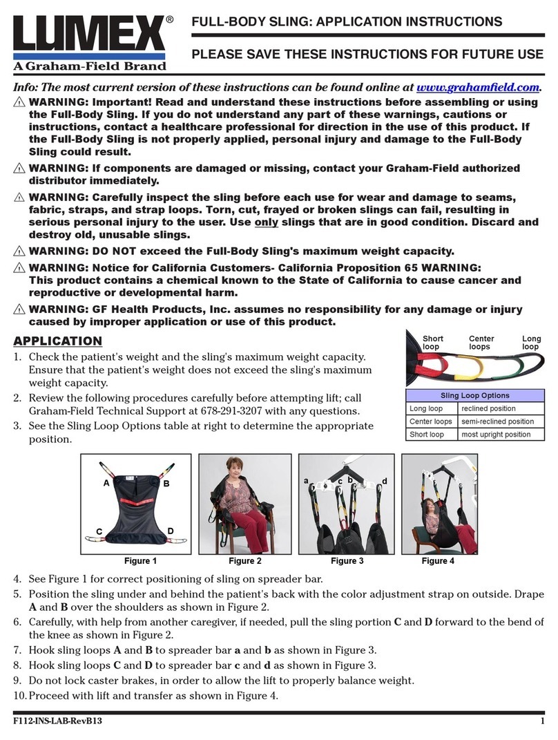 Graham Field Lumex FMC114 Application Instructions