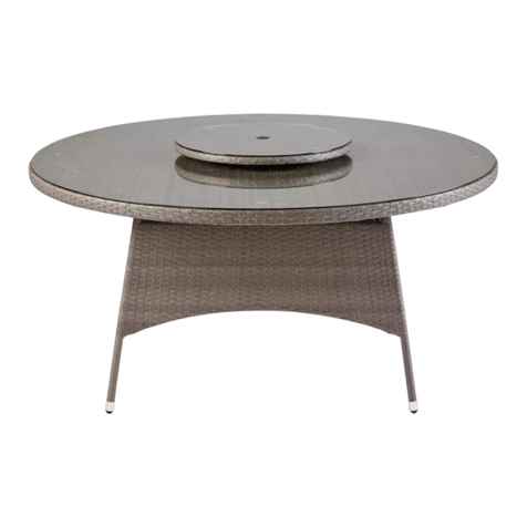 Argos Seychelles Table 801/8300 Assembly instructions