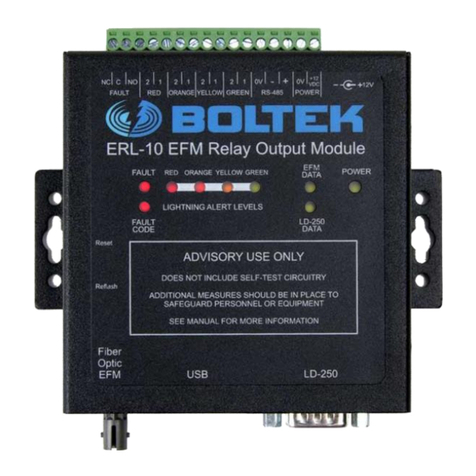 Boltek ERL-10 Installation & Operator’s Guide