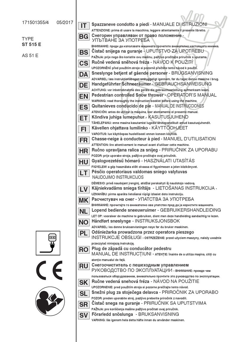 ST 515 E Operator's manual