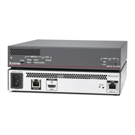 Extron electronics NAV E 101 DTP User manual