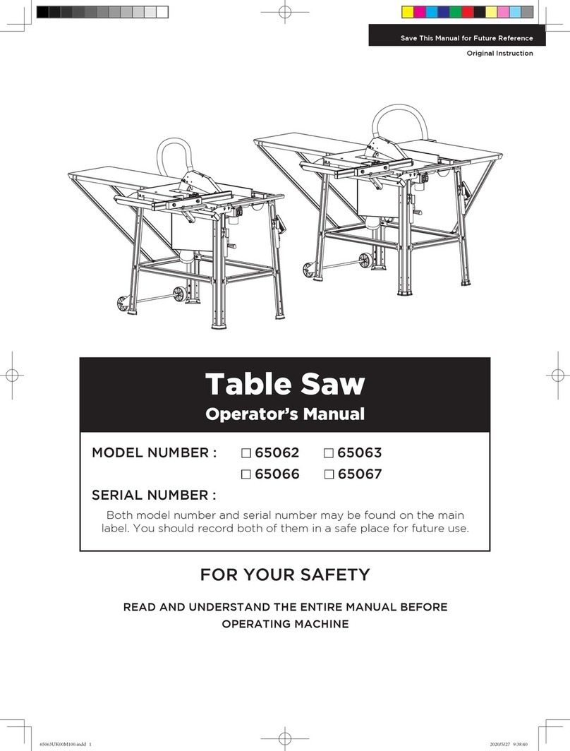 TOPMAQ 65062 Operator's manual