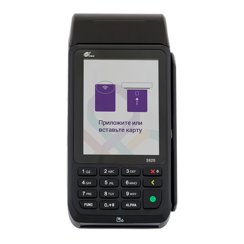 PAX S920 User manual