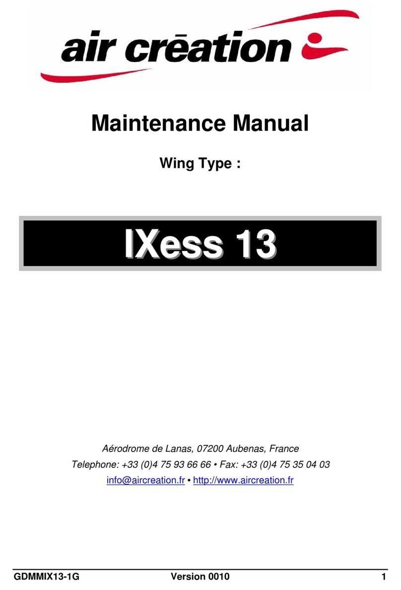 Air Creation IXess 13 Maintenance manual