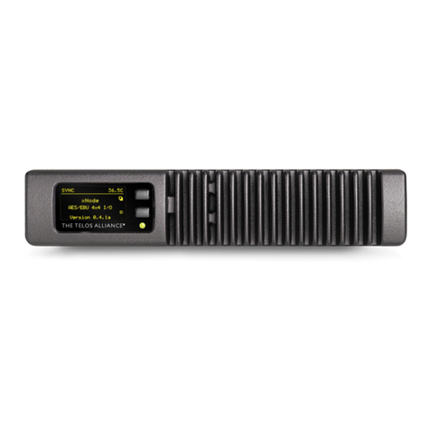 Telos Alliance xNode Quick start installation guide