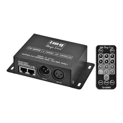 IMG STAGE LINE CU-6DMX User manual