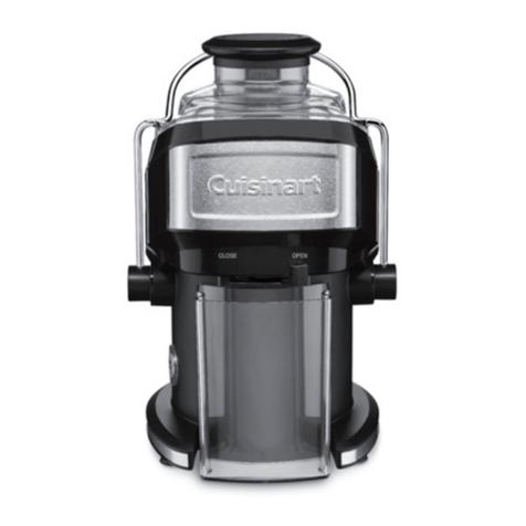 Cuisinart CJE500E User manual