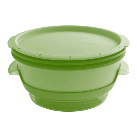 Tupperware 101 Degrees MicroGourmet User manual
