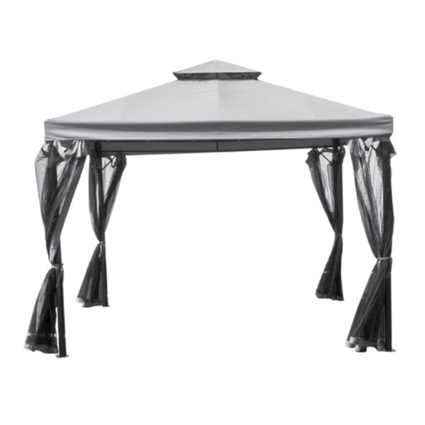 TDC 9.8 Foot Rome Gazebo instructions