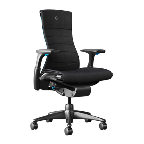 Herman Miller X LOGITECH G EMBODY Adjustment guide