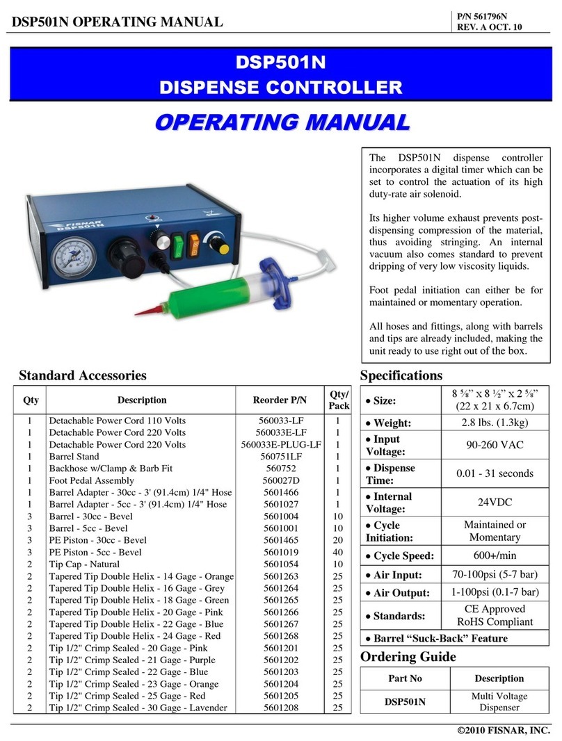 FISNAR DSP501N operating manual