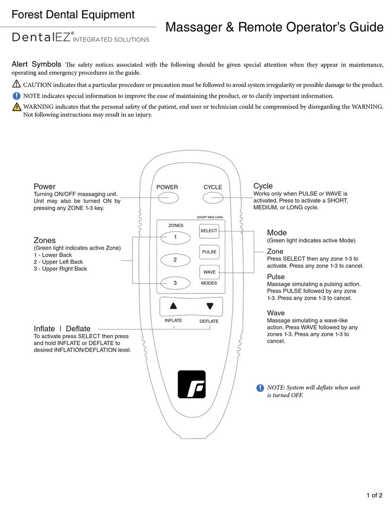 DentalEZ Forest 3900 Operator's guide