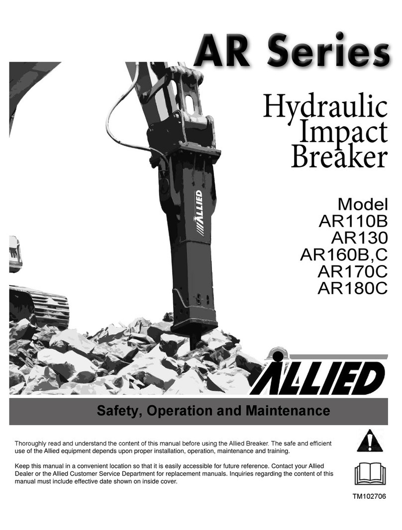 Allied AR Series Safety, operation and maintenance