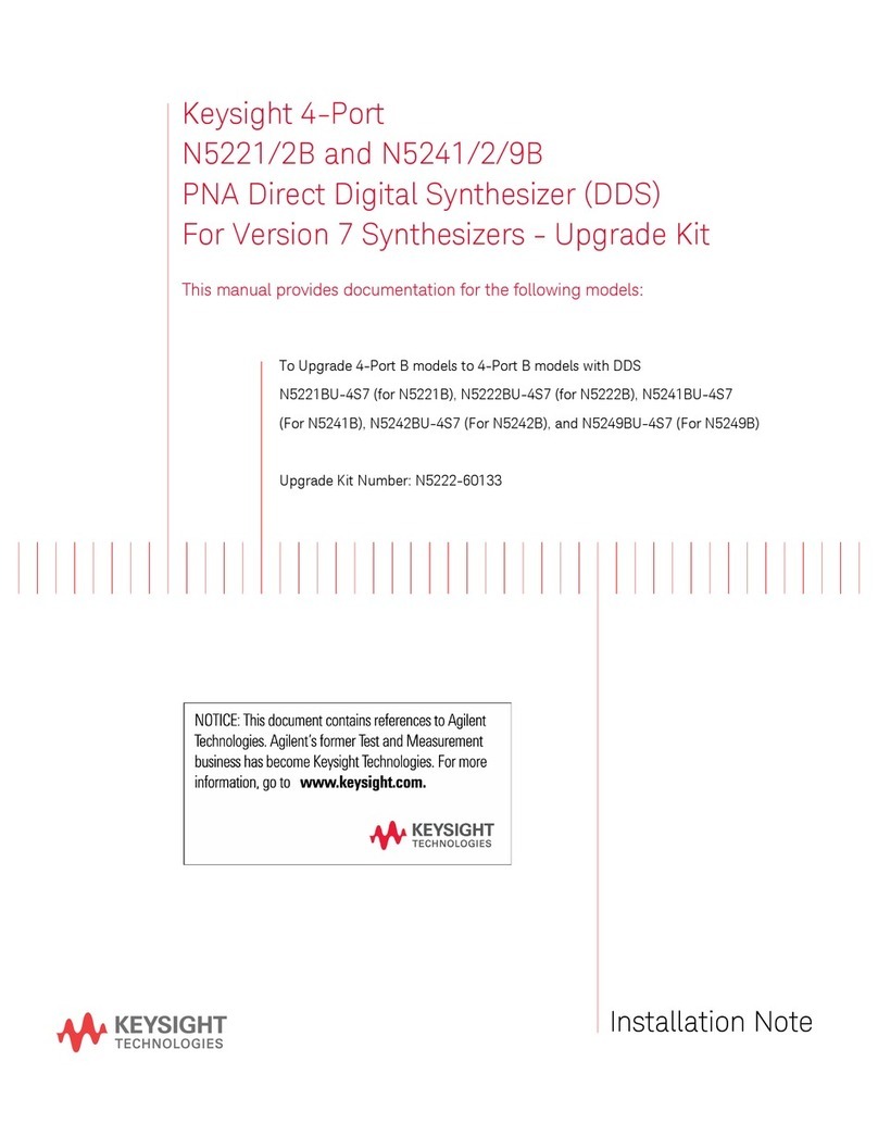 Keysight Technologies N5221BU-4S7 manual
