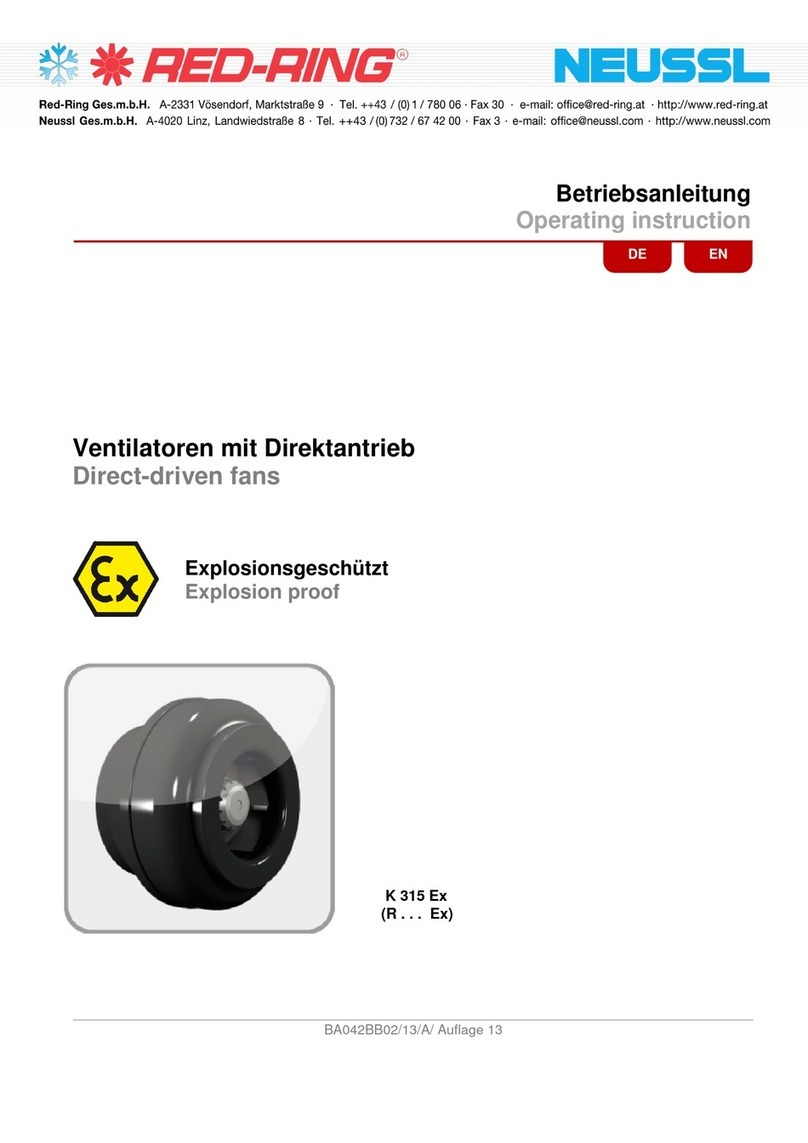 RED-RING K 315 Ex Operating	 instruction