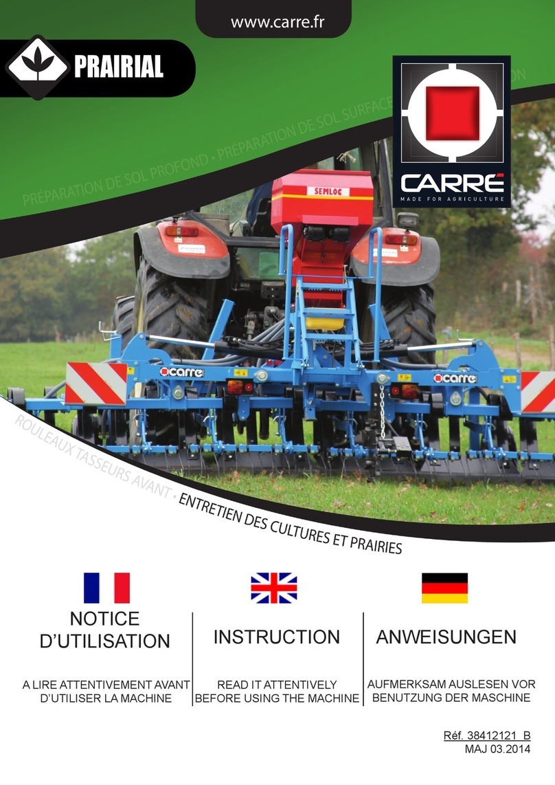 CARRE PRAIRIAL PF25-1-1 instruction manual