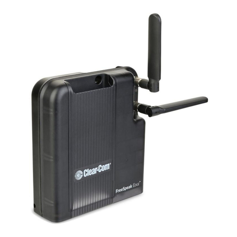 Clear-Com FreeSpeak Edge Transceiver User manual