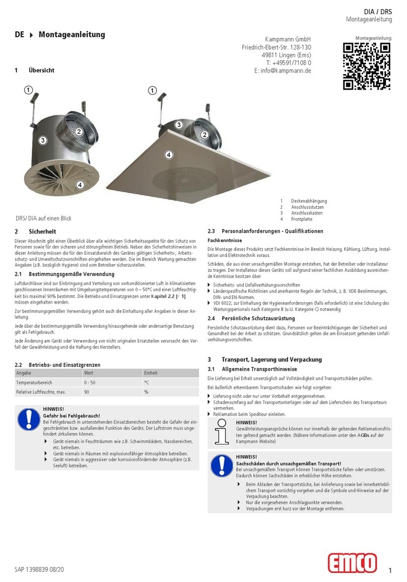 Emco DIA User manual