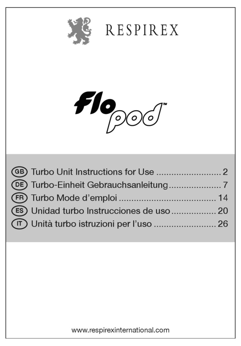 Respirex Flo-Pod Instructions for use