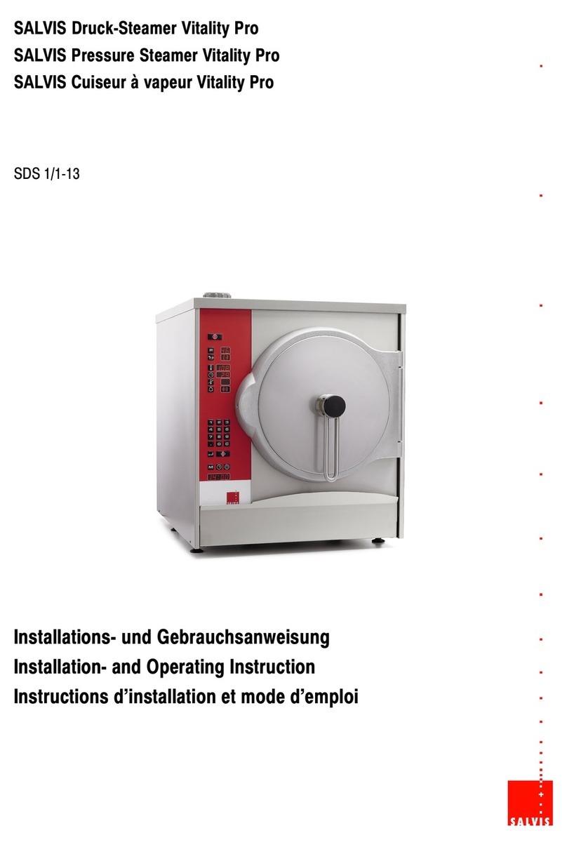 Salvis Vitality Pro SDS 1/1-13 Installation and operating instruction