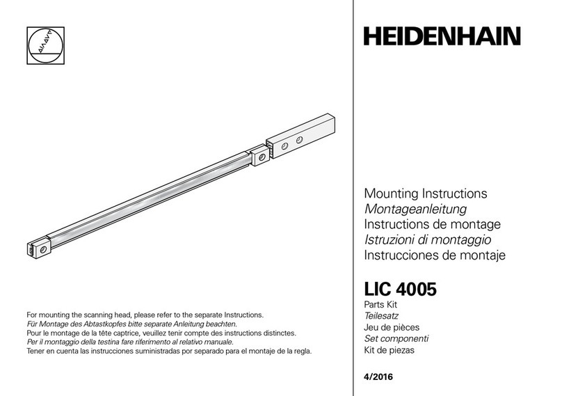 HEIDENHAIN LIC 4005 Mounting instructions