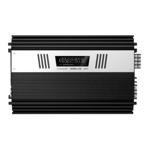 Monacor Carpower Wanted-4/320 Mounting instructions
