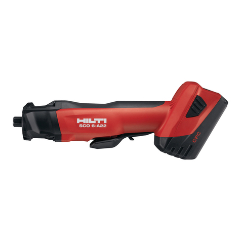 Hilti SCO 6-A22 Original operating instructions