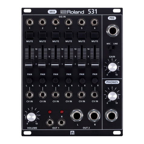 Roland SYSTEM-500 531 User manual