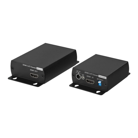 Monacor HDEXT-600 User manual