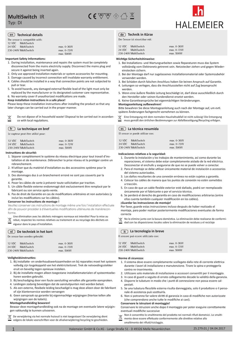 Halemeier MultiSwitch IR DI manual