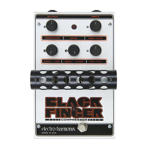 Electro-Harmonix BLACK FINGER manual Electro-Harmonix BLACK FINGER manual