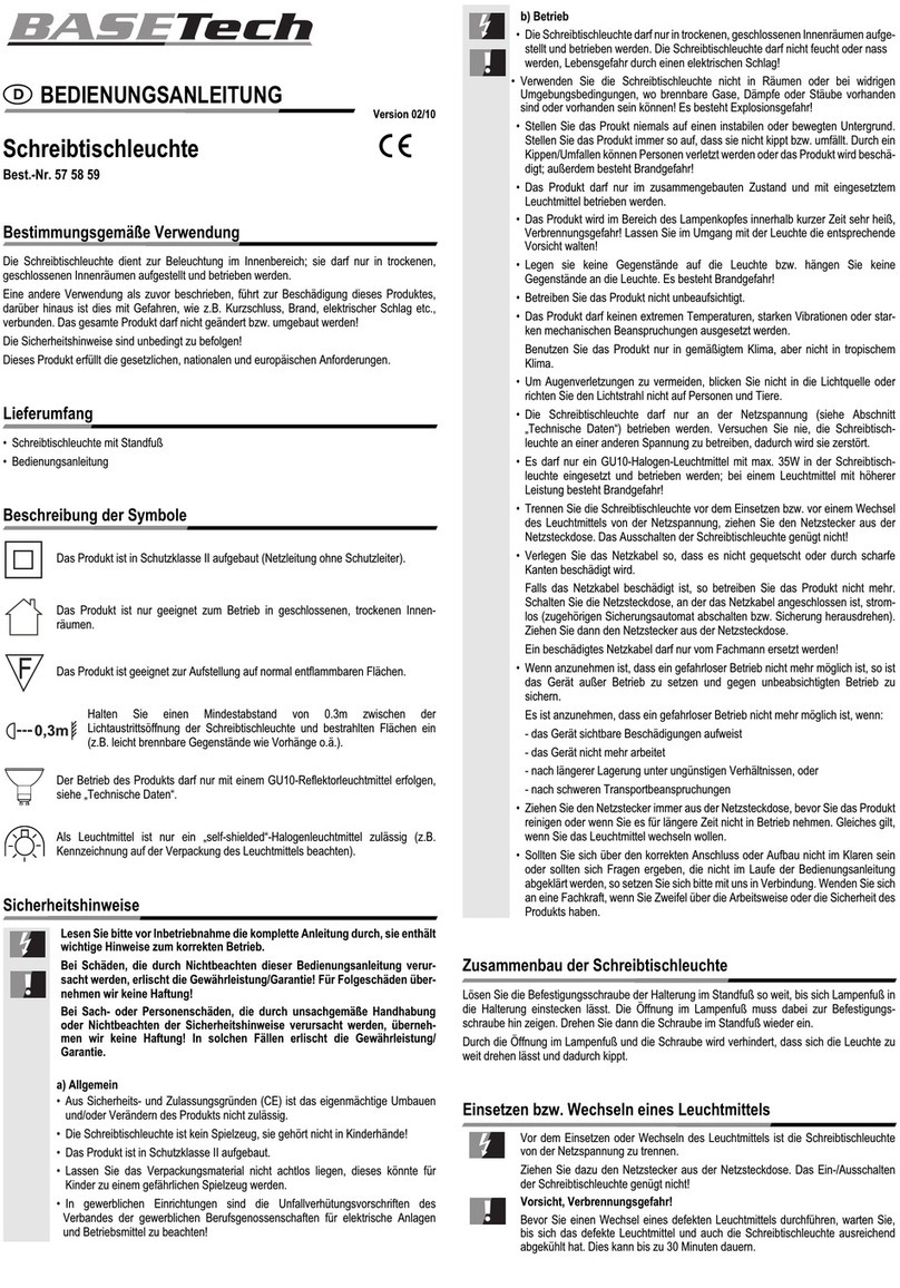 BASETech 57 58 59 User manual
