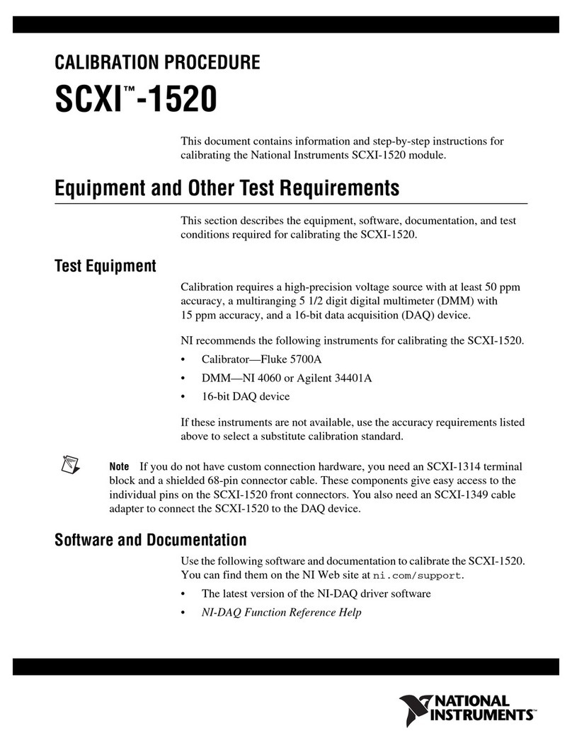 National Instruments SCXI-1520 Manual