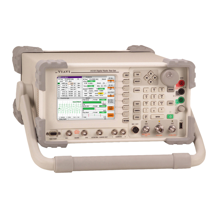 Viavi 3900 Series Programming manual