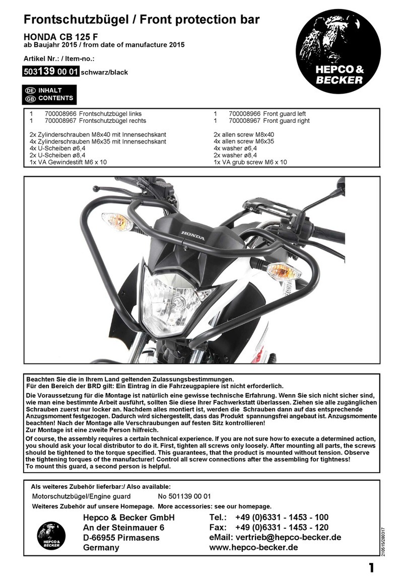 hepco & becker 503139 00 01 User manual hepco & becker 503139 00 01 User manual